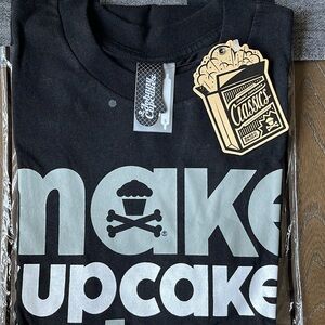 Johnny Cupcakes Black and White Short Sleeve Tee